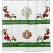Shower Curtain Floral Douchegordijn (Voorkant)