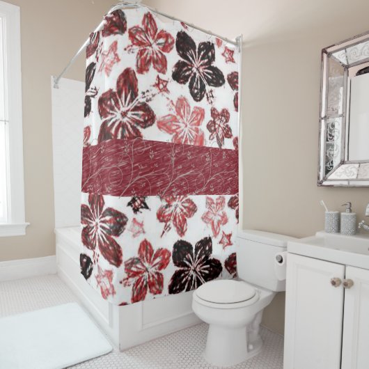 Shower Curtain Floral Douchegordijn (In situ)