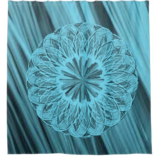 Shower Curtain Floral Douchegordijn (Voorkant)