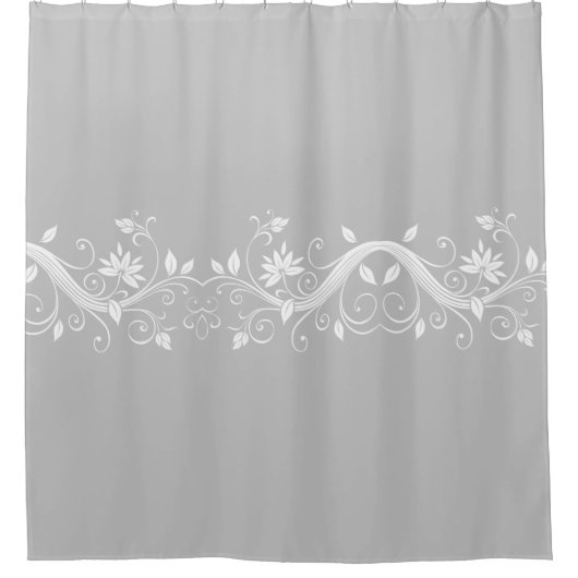 Shower Curtain-Floral Douchegordijn (Voorkant)