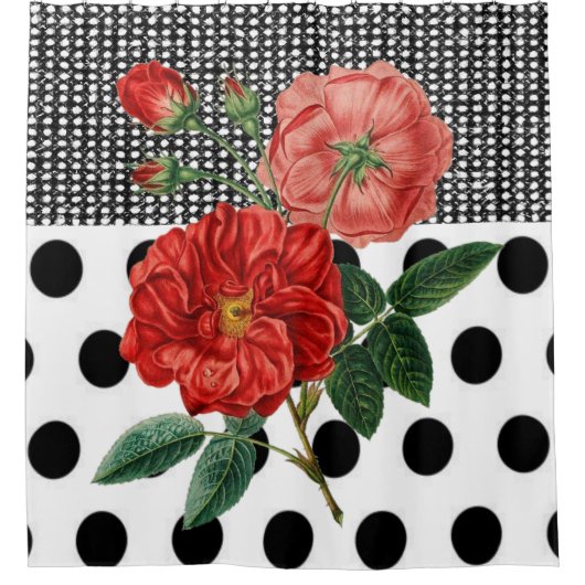 Shower Curtain Floral Douchegordijn (Voorkant)