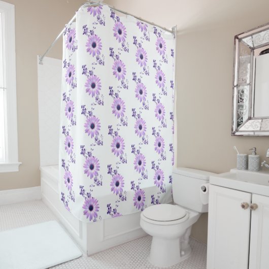 Shower Curtain Floral Douchegordijn (In situ)