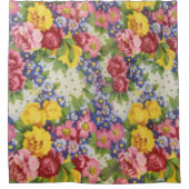 Shower Curtain -  Floral Fabric Douchegordijn (Voorkant)