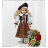 Shower Curtain Floral Victoriaans Douchegordijn (Voorkant)