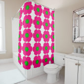 Shower Curtain/Flowers Douchegordijn (In situ)