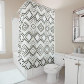 Shower curtain for contemporary bathroom douchegordijn (In situ)