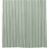 Shower Curtain - Forest Green Pattern Douchegordijn (Voorkant)