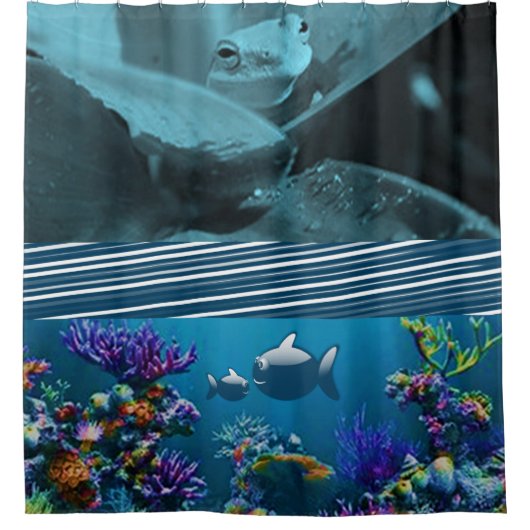 Shower Curtain Frog Douchegordijn (Voorkant)