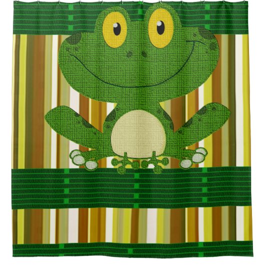 Shower Curtain Frog Douchegordijn (Voorkant)