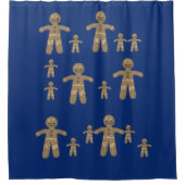 Shower Curtain Gingerbrood Man Douchegordijn (Voorkant)