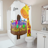 Shower Curtain-Giraffe Douchegordijn (In situ)