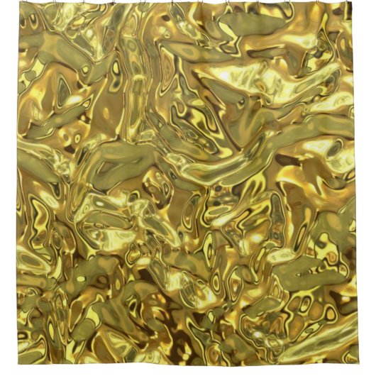 Shower Curtain Gold Douchegordijn (Voorkant)