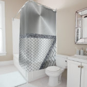 Shower Curtain Gray Douchegordijn (In situ)