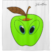 Shower Curtain Green Apple Douchegordijn (Voorkant)