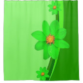 Shower Curtain Green Douchegordijn (Voorkant)