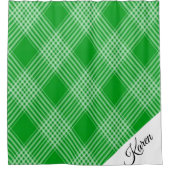 Shower Curtain Green Pset Douchegordijn (Voorkant)