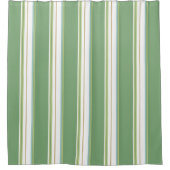 Shower Curtain/Green Stripes Douchegordijn (Voorkant)