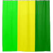 Shower Curtain Green Yellow Douchegordijn (Voorkant)