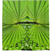 Shower Curtain - Groene Palm Fronds Douchegordijn (Voorkant)
