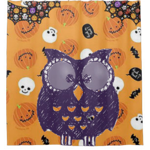 Shower Curtain Halloween Douchegordijn