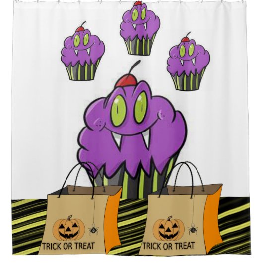 Shower Curtain Halloween Douchegordijn (Voorkant)