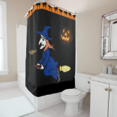 Shower Curtain Halloween Douchegordijn (In situ)