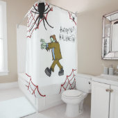 Shower Curtain Halloween Douchegordijn (In situ)