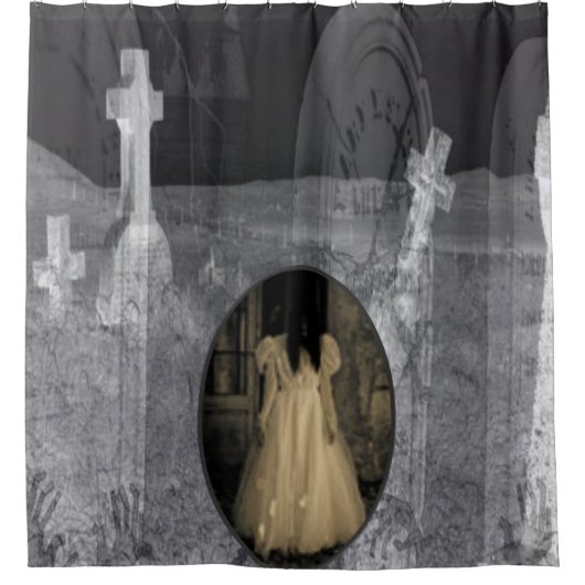 Shower Curtain Halloween Douchegordijn (Voorkant)