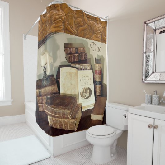 Shower Curtain History-boeken Douchegordijn (In situ)