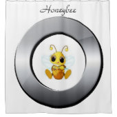 Shower Curtain Honeybee Douchegordijn (Voorkant)