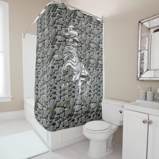 Shower Curtain Horse Douchegordijn (In situ)