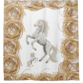 Shower Curtain Horse Douchegordijn (Voorkant)
