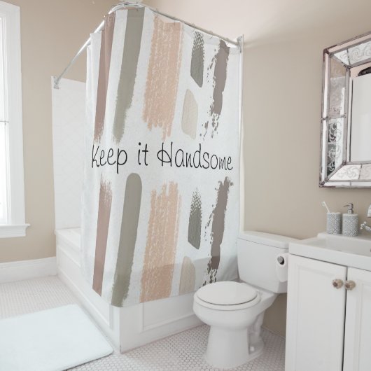 Shower Curtain Houd het handig Douchegordijn (In situ)