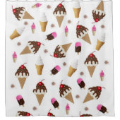 Shower Curtain Ice Cream Douchegordijn (Voorkant)