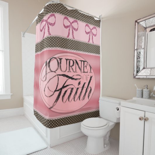 Shower Curtain Journey of Faith Douchegordijn (In situ)