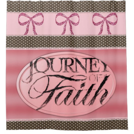Shower Curtain Journey of Faith Douchegordijn (Voorkant)