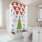 Shower Curtain Kerstmis Douchegordijn (In situ)