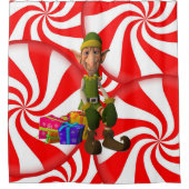 Shower Curtain Kerstmis Douchegordijn (Voorkant)