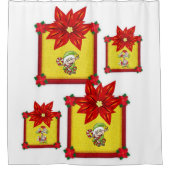Shower Curtain Kerstmis Douchegordijn (Voorkant)