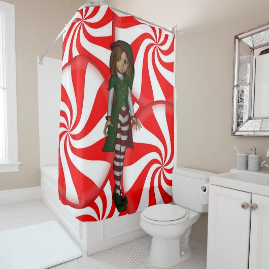 Shower Curtain Kerstmis Douchegordijn (In situ)