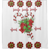 Shower Curtain Kerstmis Douchegordijn (Voorkant)