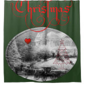 Shower Curtain Kerstmis Douchegordijn (Voorkant)
