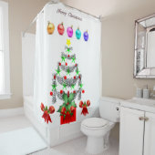 Shower Curtain Kerstmis Douchegordijn (In situ)