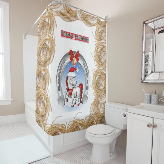 Shower Curtain Kerstmis Douchegordijn (In situ)