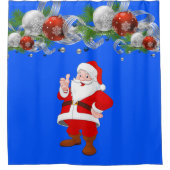 Shower Curtain Kerstmis Douchegordijn (Voorkant)