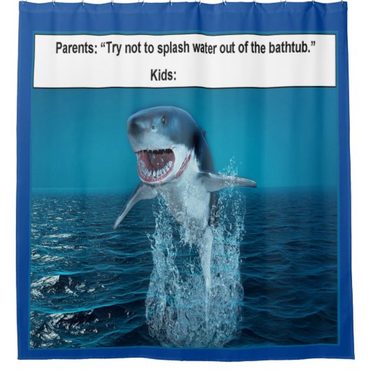 Shower Curtain (Kinder in Bathtime) Douchegordijn (Voorkant)