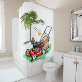 Shower Curtain Landscaper Douchegordijn (In situ)