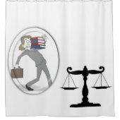 Shower Curtain Lawyer Douchegordijn (Voorkant)