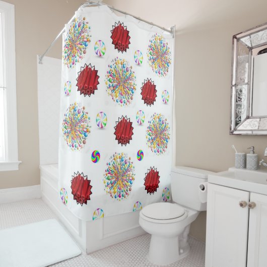 Shower Curtain Licorice Douchegordijn (In situ)