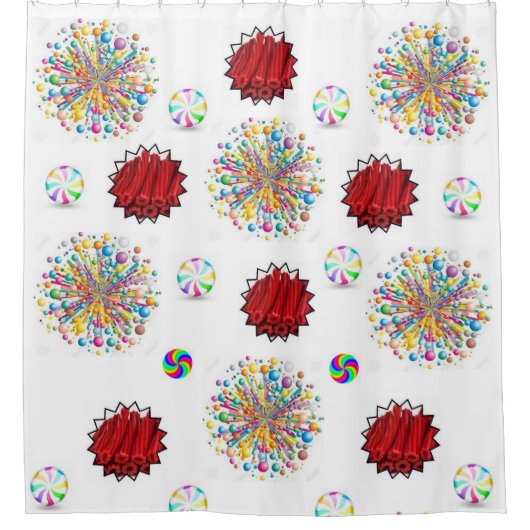 Shower Curtain Licorice Douchegordijn (Voorkant)